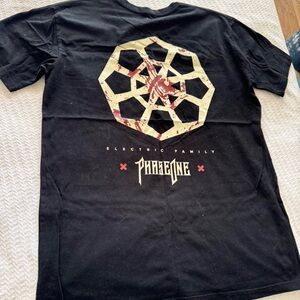 Large Black Phase One DJ Electric Family Graphic Tee Shirt